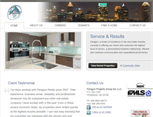 Tablet Screenshot of paragonga.com